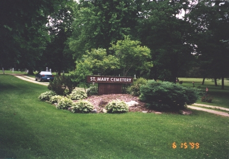 St. Mary Cemetery Entrance